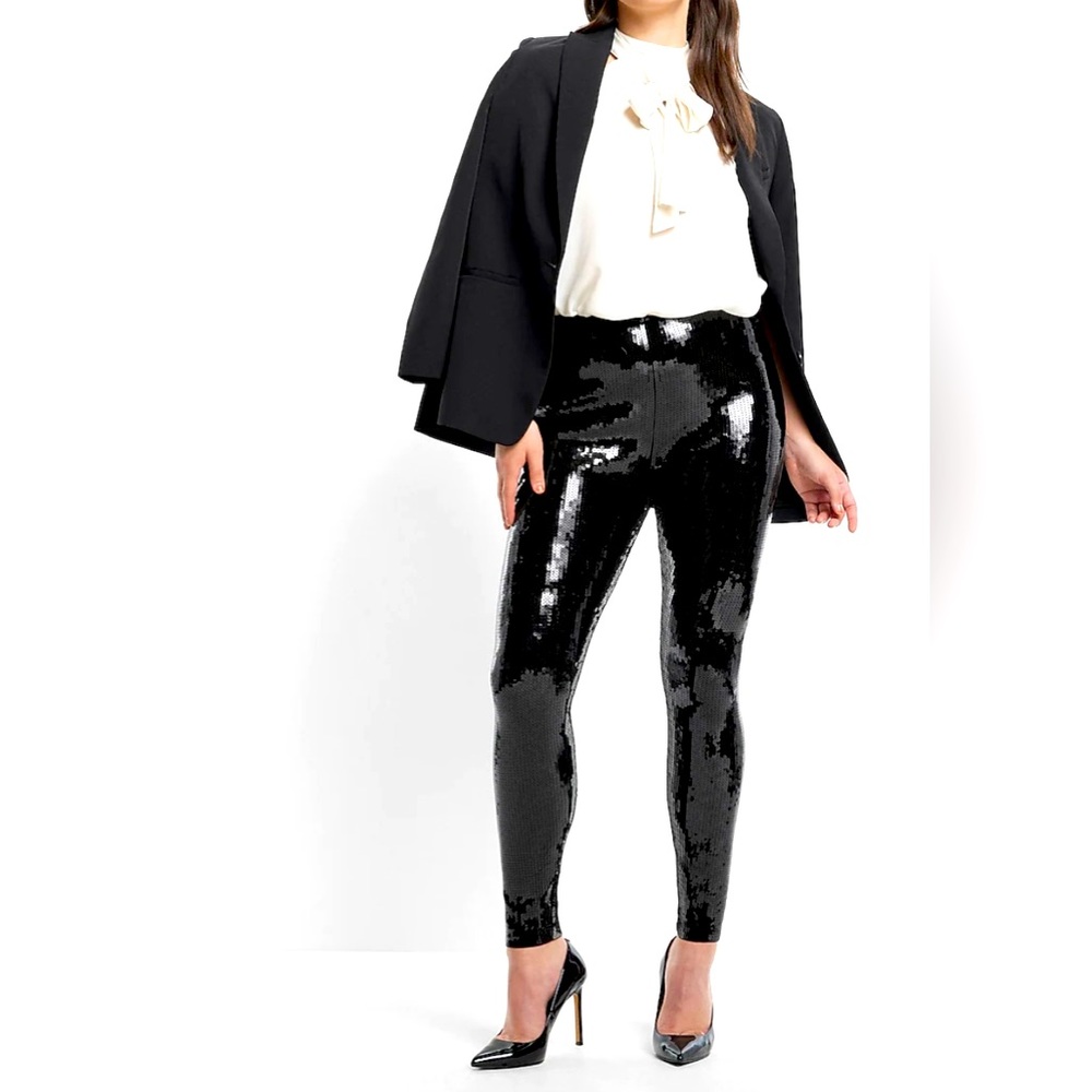 Brand new with tags! Super high waisted sequin leggings from express